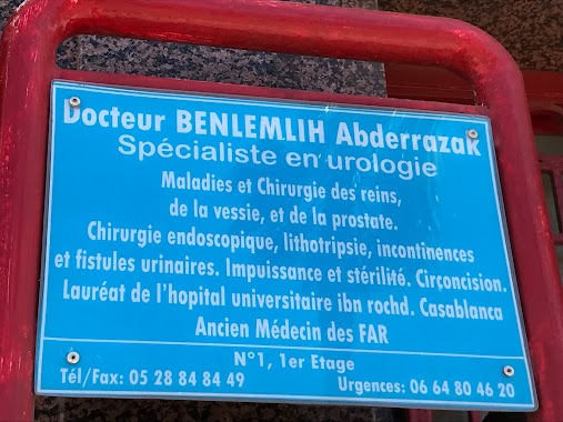 Dr Benlemlih Abderrazak - Urologue