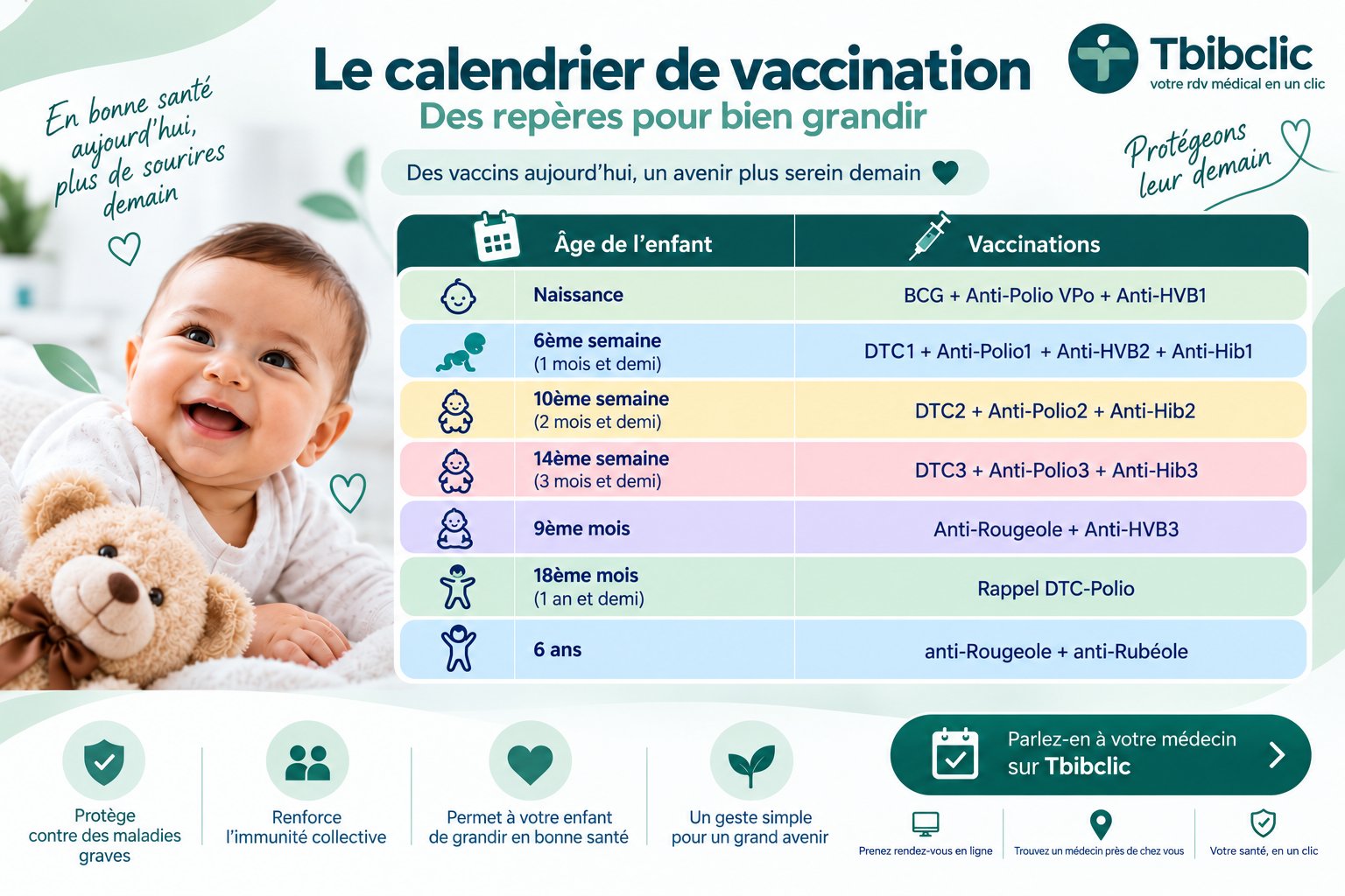 Calendrier vaccinal Maroc